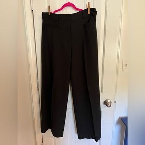 NY&co super wide leg high waisted trouser EUC in Black size 16